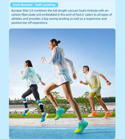 Cushioning Running Shoes For Men Suitable Heavy Runners Lace Up Sports Women Non-slip Outdoor Athletic Male Sneakers