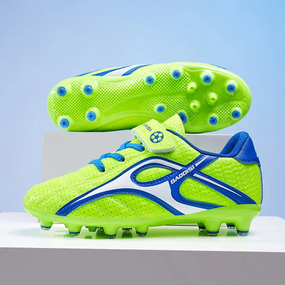 Kids Soccer Shoes Boys Grils Football Boots Non-Slip Training Indoor Outdoor Unisex Athletic Shoes Breathable Ultralight Sports