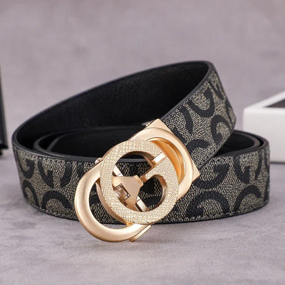 New Genuine Leather Business Fashion Luxury Brand Top Men's Belt Multifunctional Party Belt for Men with Jeans