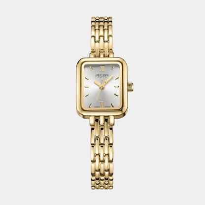 Watch For Women  Women's Stainless Steel Band Luxury Gift Watch Dual-Layer Dial Fashion Montre JA-771