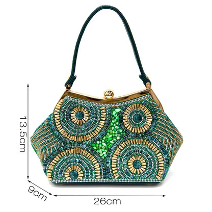 2025 Moda Mais Recente Chegada Laranja Ponta Fina Sandálias Femininas Sapatos com Bolsa Conjunto para Senhoras Festa de Casamento Salto