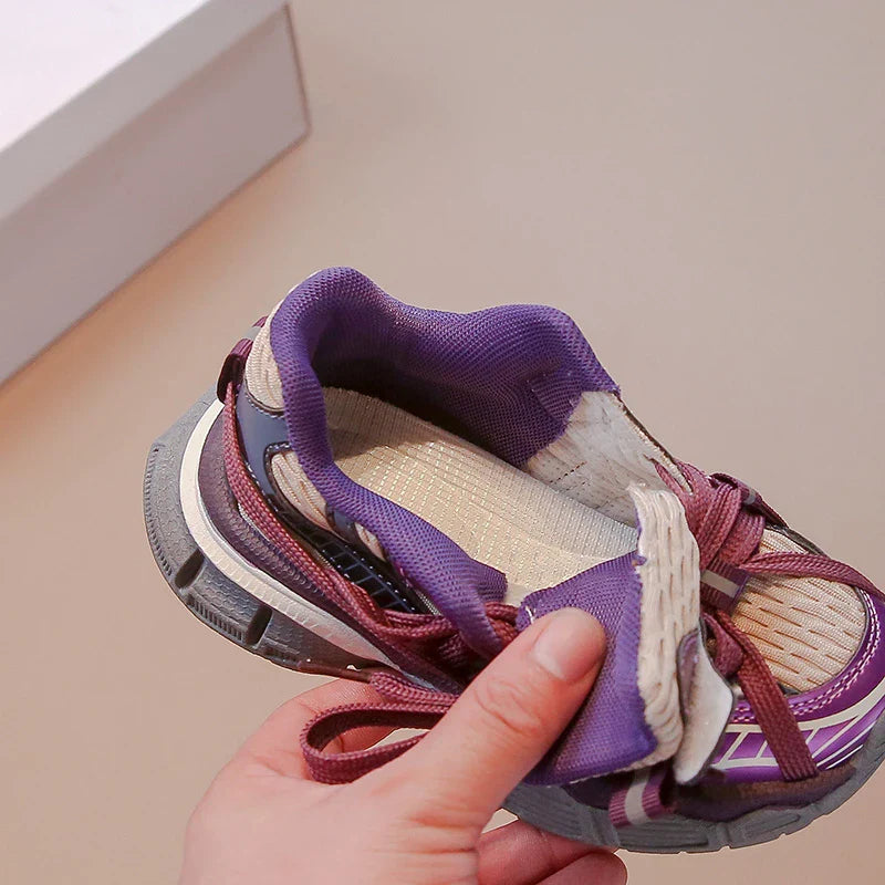 Girl's Sneakers Breathable Versatile Basketball Sneakers for Children Fashion Spring Autumn Kids Causal Boys School Sports Shoes