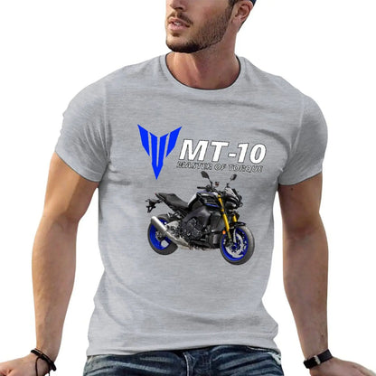 MT-10 Motorcycle T-Shirt anime t shirts rapper graphic tees plus size clothes oversized t shirt fitted t shirts for men
