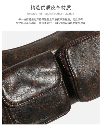 Small Double Pockets Shoulder Bags for Women 2024 New Fashion Trend Designer Underarm Bag Female Handbags and Purses Retro