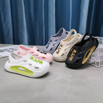Summer New Children's Shoes Beach Anti-slip Breathable Boy Sandals Fashion Soft Home Children's Sports Shoes 6-12 Years
