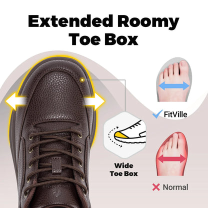 Men‘s Dress Shoes Leather Wide Formal Business Shoes for Men Breathable Casual Luxury Wedding Shoes Non-Slip Size 40-50