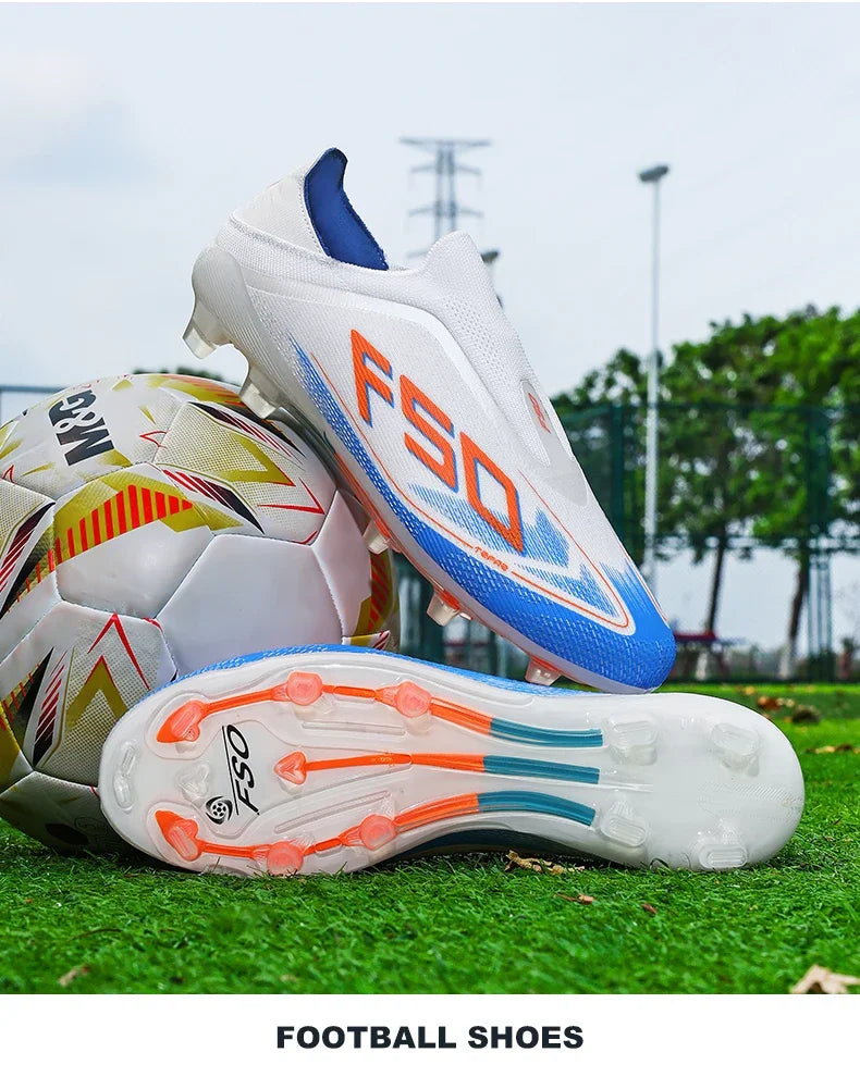 New Men Football Boots High-quality Soccer Shoes Sneakers Match Indoor Non-Slip Grass Cleats Mid-top Light Hot-selling Outdoor
