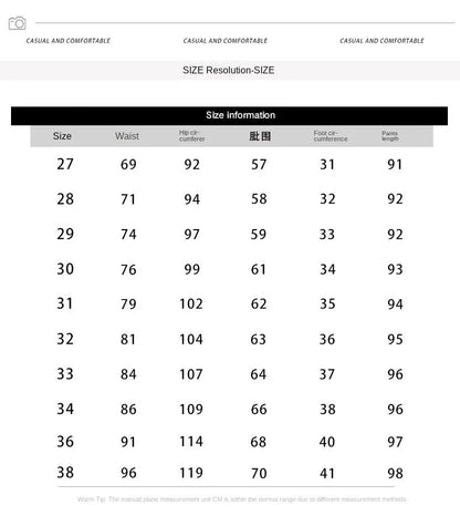 Men's Baggy Straight Leg Jeans Casual Stretch Denim 9-Length Comfortable Loose Trousers Spring Autumn Versatile Wide-Leg Pants