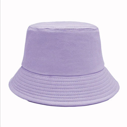 Custom LOGO Design Bucket Hat Women Men Embroidered Print Logo Summer Casual Fishermen Cap Brim Kpop Panama Bob Bucket Gorros