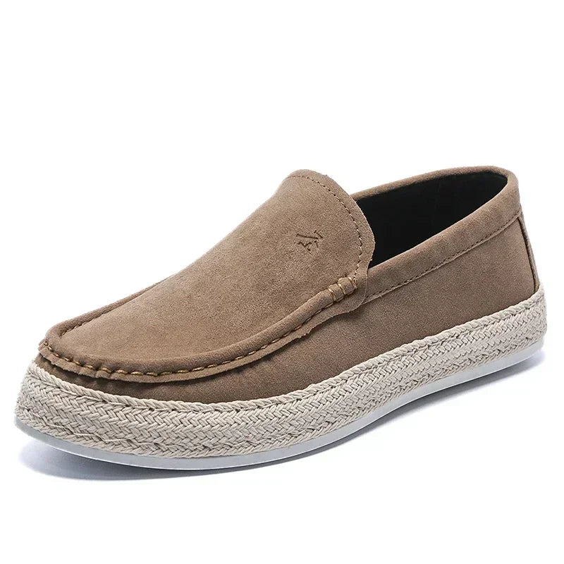 Calçados Masculinos Leves Casuais, Tênis Masculino Respirável para Caminhada, Mocassins, Sapatos Preguiçosos, Sapatos de Condução Antiderrapantes, Sapatos Confortáveis de Pano