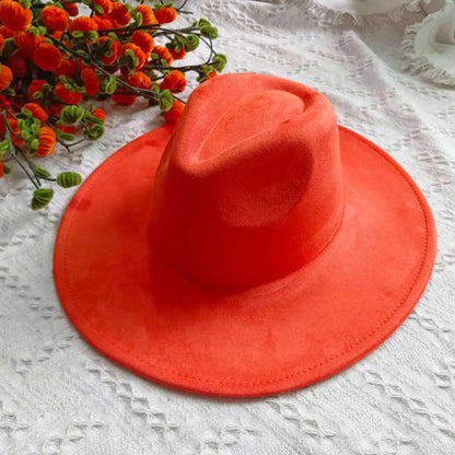 Hats Blank Hats for Burning Multicolor teardrop shaped Top 9.5cm Brim Unisex Jazz Hat Church Hat