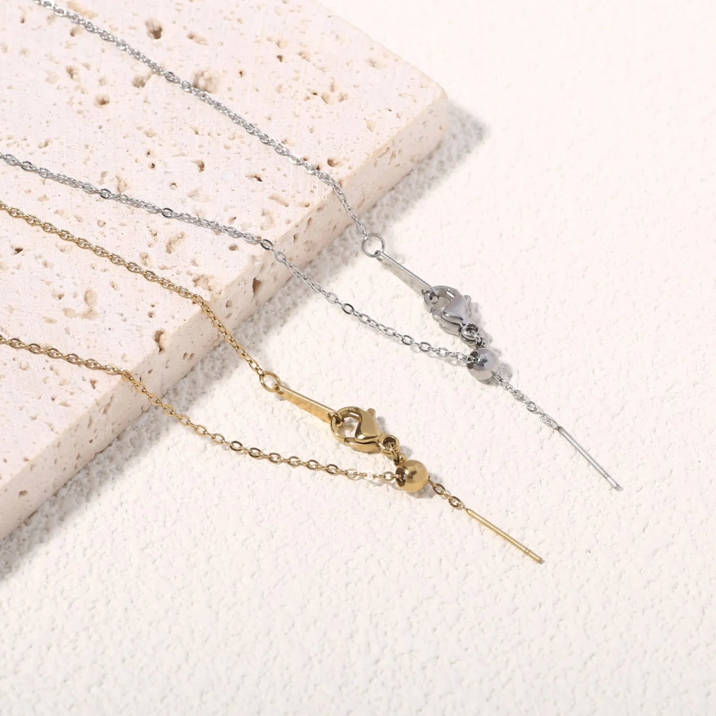 Stainless Steel Charm Crystal Necklace Pendant Birthstone Charms For Jewelry Making Women Earrings DIY Accessories