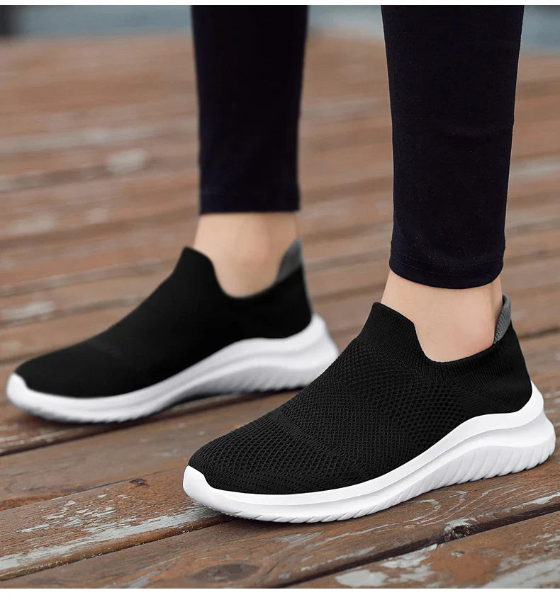 Unisex Men Women Casual Shoes Soft Sole Slip-On Sneakers Men Women Running Shoes Women Lightweight Loafers Walking Male Footwear