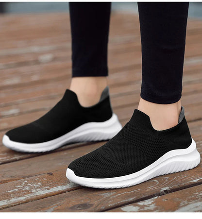 Unisex Men Women Casual Shoes Soft Sole Slip-On Sneakers Men Women Running Shoes Women Lightweight Loafers Walking Male Footwear