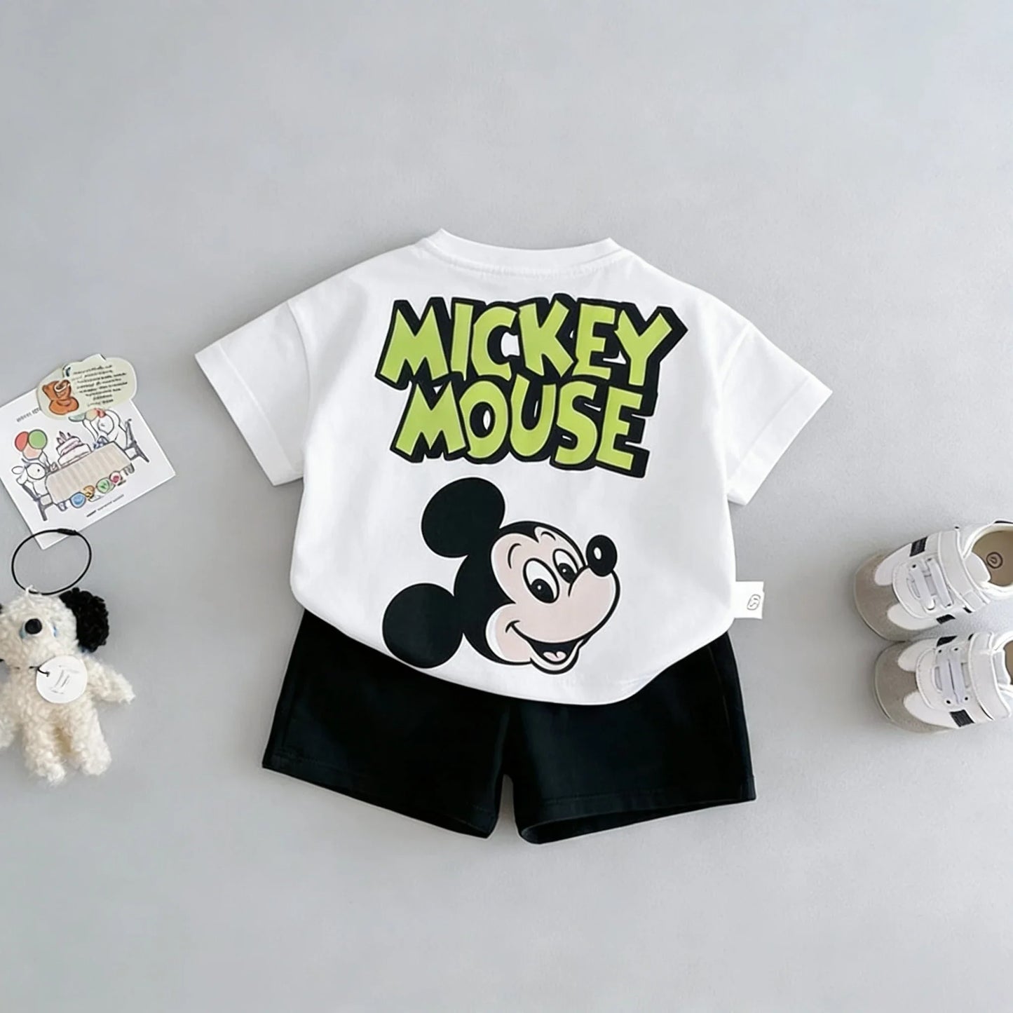 T-shirt Shorts Boy's 2pc/set Kids Summer Clothing Cartoon Fashion Children Short Sleeved Suit Toddler Costume Sets