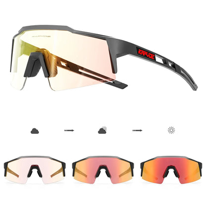 Photochromic Cycling Sunglasses for Men Women Bike Glasses Riding Driving UV400 Mountain Bicycle Goggles Eyewear Sports