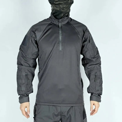 New Tactical Hunting Suit Outdoors Training Durable Breathable Camo Set Waterproof Quick Drying windproof Combat Two Piece Set