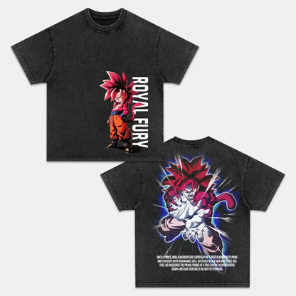 Summer Men's Washes T-shirts Japanese Anime Dragon Ball Torankusu Graphic Clothing Tops Y2K Oversized Cotton DBZ Couple's Tees