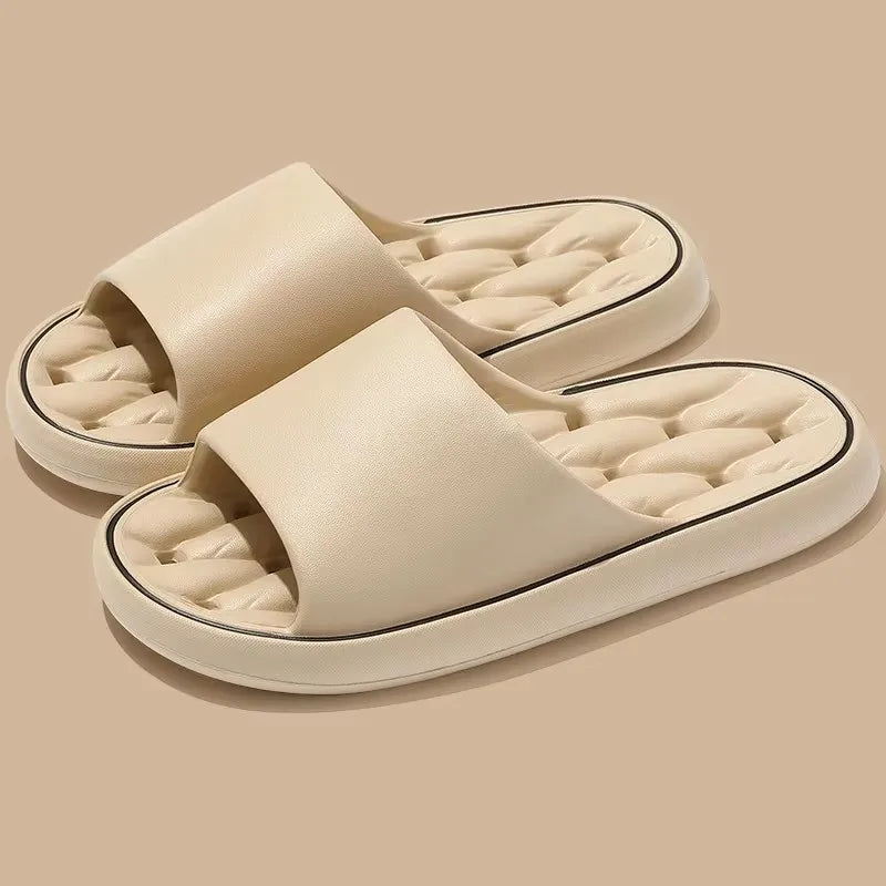 Fashion Summer Cartoon Home Shoes Non-slip Soft Slides Lithe Comfort Sandals Men Women Couple Slippers Trendy Slippers