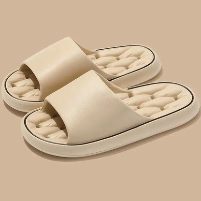 Fashion Summer Cartoon Home Shoes Non-slip Soft Slides Lithe Comfort Sandals Men Women Couple Slippers Trendy Slippers