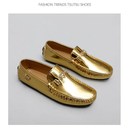 Shoes Women's 2025 New Soft Sole Slip-On Lazy Loafers Handmade Trbottomy Easiest for Match Men's Casual Driving Shoes