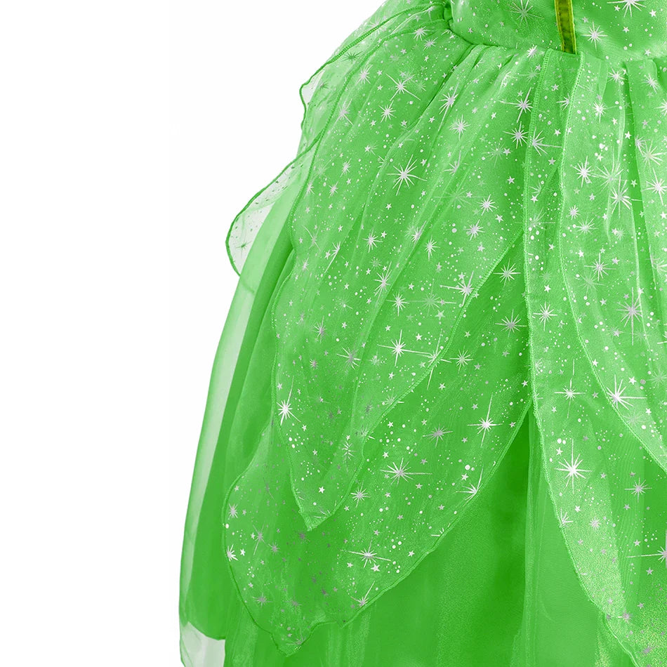 Fantasia Infantil Belle Menina Halloween Princesa Vestido Cosplay Festa Crianças Rapunzel Cinderela Anna Elsa Encanto Roupa de Aniversário