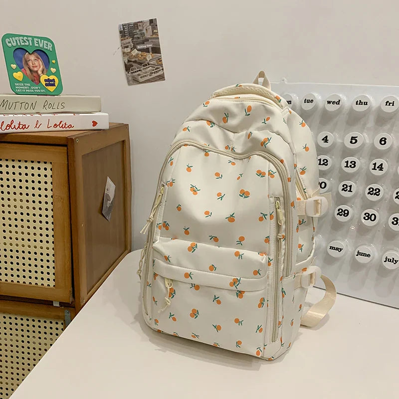 Cute Backpack Girls Fashion School Bag Large Capacity Student School Bag