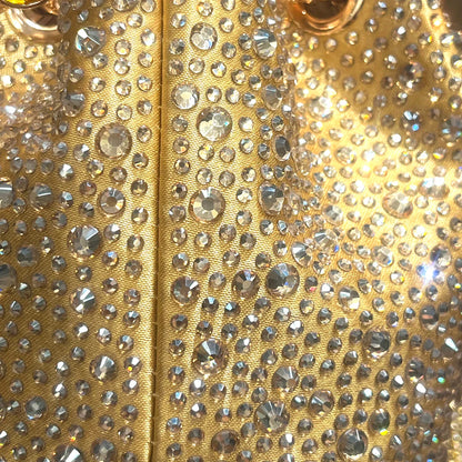 Handle Rhinestones Evening clutch Bag Purses and handbag luxury Designer shoulder bag Shiny Crystal Clutch purse bucket bag