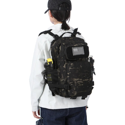 25L/50L Tactical Backpack Bag Hunting MOLLE Backpack GYM For Men EDC Outdoor Hiking Rucksack Witch 2 Bottle Holders