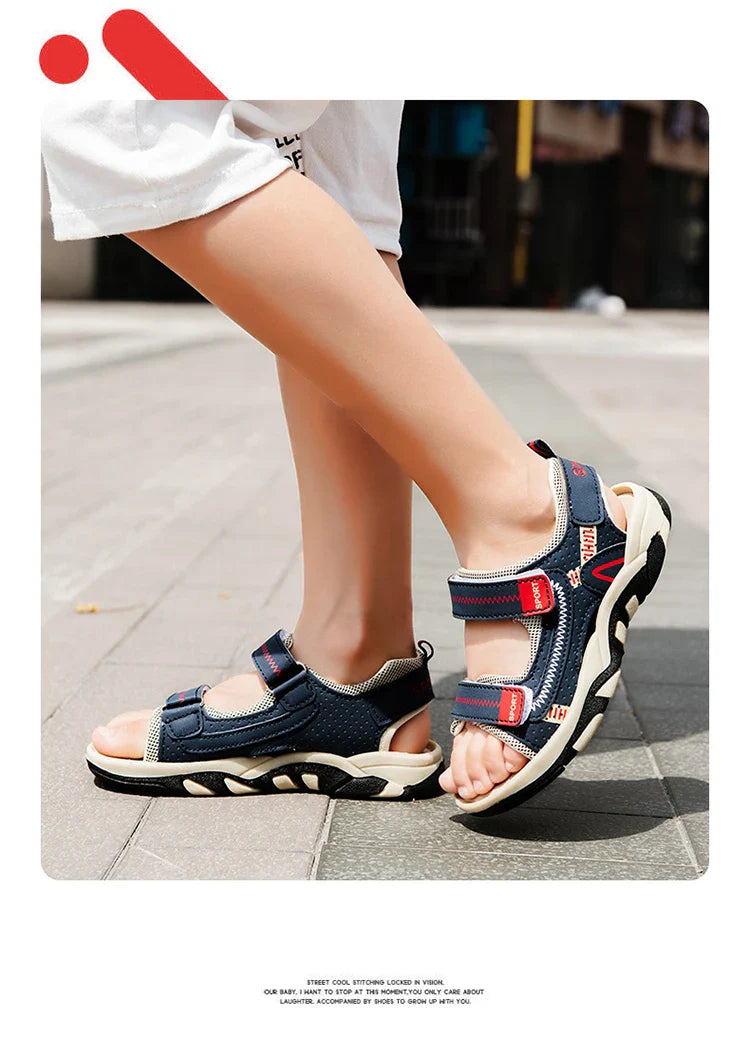 Children Sandals 2026 Summer Children's Sandals Boys Primary School Students Comfortable Soft Bottom Kids Sandals Comfortable