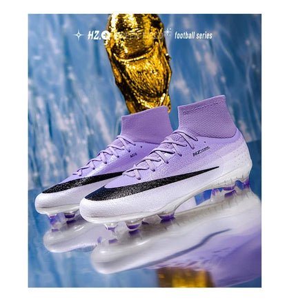 New Men Football Boots Women Professional Soccer Shoes Hot Sale TF/FG Sneakers Unisex High-quality Futsal Cleats Ultralight