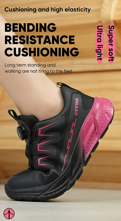 Fashion Security Boots Lightweight With Steel Toe Safety Shoes New Breathable Women Work Sneakers  Puncture-proof Women Boots