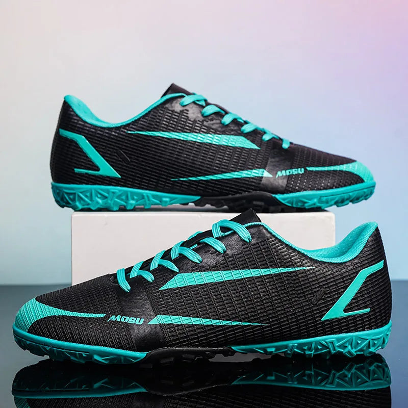 New Outdoor Men Soccer Shoes Adult Cleats Long Spikes Football Boots Training Sport Footwear Sneakers Non Slip Training Unisex