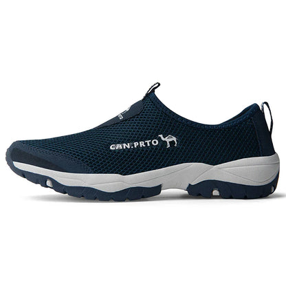 Fashion Summer Shoes Men Casual Shoes Mesh outdoor Breathable Slip-on Flats Men Sneakers Comfortable Water Loafers Zapatillas