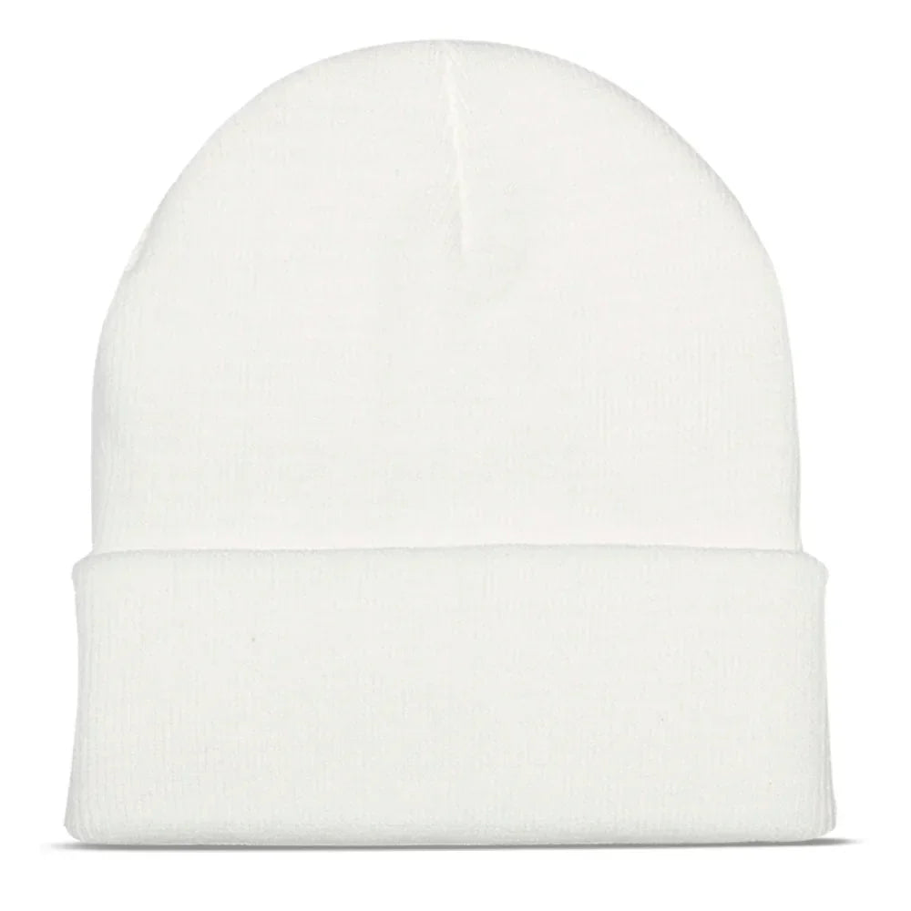 Personalized Custom Beanie Embroidery Text Name Design Logo Winter Hat for Men Women Knitted Cap
