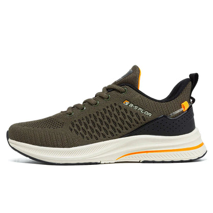 Lightweight Running Shoes For Men Comfort Men's Designer Mesh Casual Sneakers Lace-Up Male Outdoor Sports Tennis Shoes