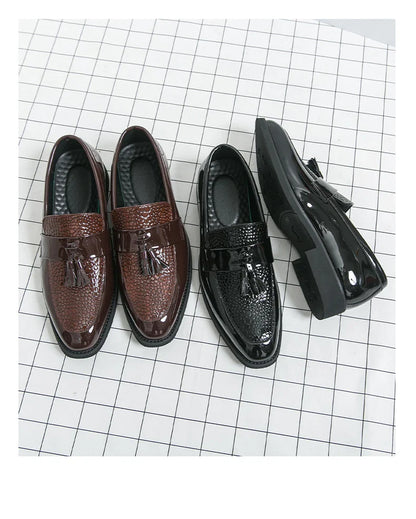 Classic Social Formal Leather Shoes Men Party Leather Casual Business Shoes Men Leather Loafers High Quality Men's Dress Shoes