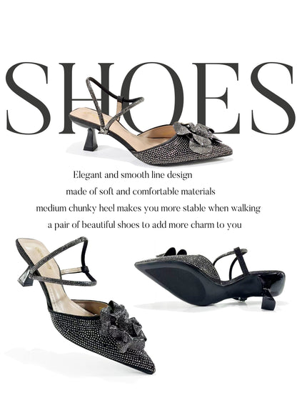 Large Flower Design Shoes & Bag Nigerian Coffee Color Women's Stiletto Shoes For Special Good Time INS Style