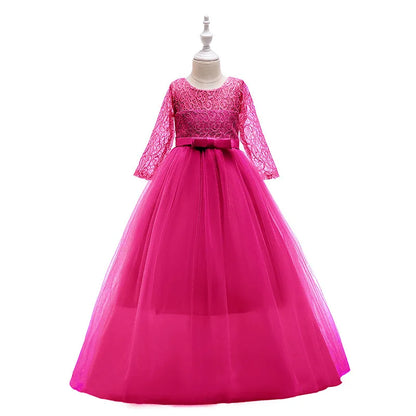 Children Princess Girls Party Wear Kids Christmas Dress Girl's Birthday Dress Baby Girl Wedding Banquet Clothes 3-14 years