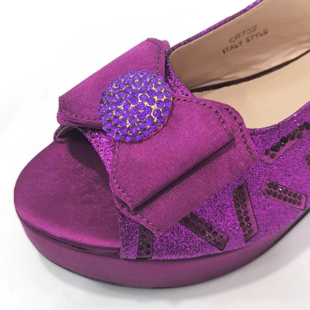 Sapatos e bolsas italianos combinando 2024, festa feminina de salto para cor café, design italiano, casamento, sapatos de tamanho maior