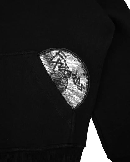 European and American personalized embroidered sweatshirt and trousers suit long sleeve pullover hooded retro street jacket