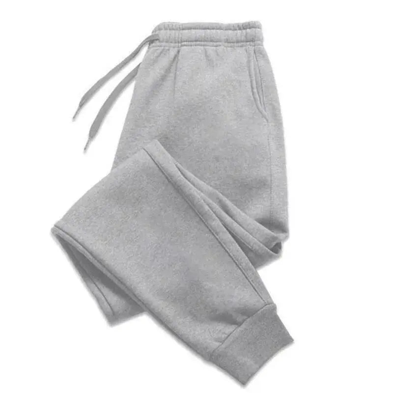 Men's women's Oversize Fleece Sweatpants Casual Drawstring Jogger Trousers with Pockets for Gym Workout Running Sport Long Pants
