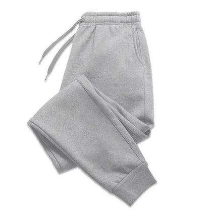 Men's women's Oversize Fleece Sweatpants Casual Drawstring Jogger Trousers with Pockets for Gym Workout Running Sport Long Pants