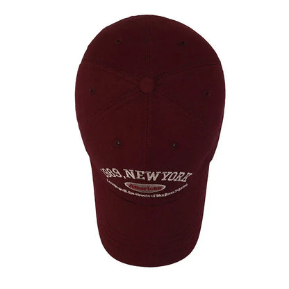 Embroidery 1989 New York Baseball Hats Washed Cotton Cap for Men Women Adjustable Snapback Caps Baseball Cap Letter Dad Hat Hot
