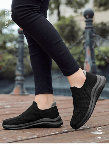 Unisex Men Women Casual Shoes Soft Sole Slip-On Sneakers Men Women Running Shoes Women Lightweight Loafers Walking Male Footwear