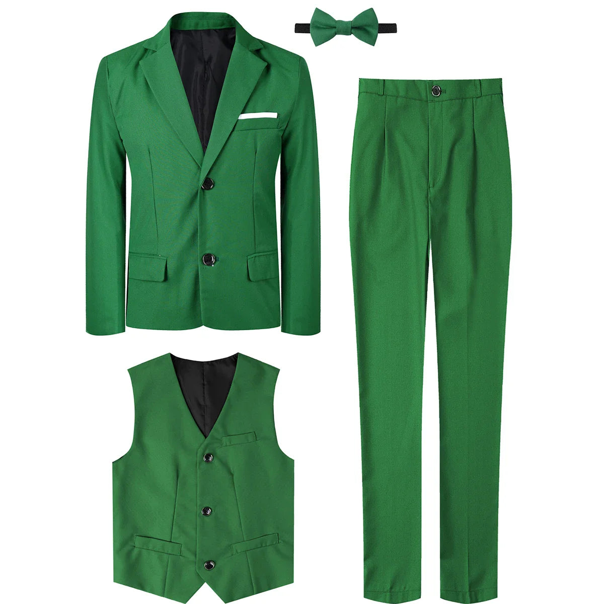 Suits for Boys Kids Wedding Easter Church Tuxedo Teenager School Performance Piano Outfit Set Children Birthday Formal Clothes