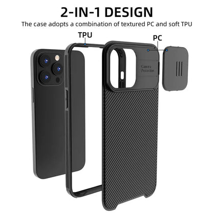 Slide Camera Lens Protection For Magsafe Magnetic Wireless Charging Case For iPhone 13 14 15 16 Pro Max Plus Soft Silicone Cover