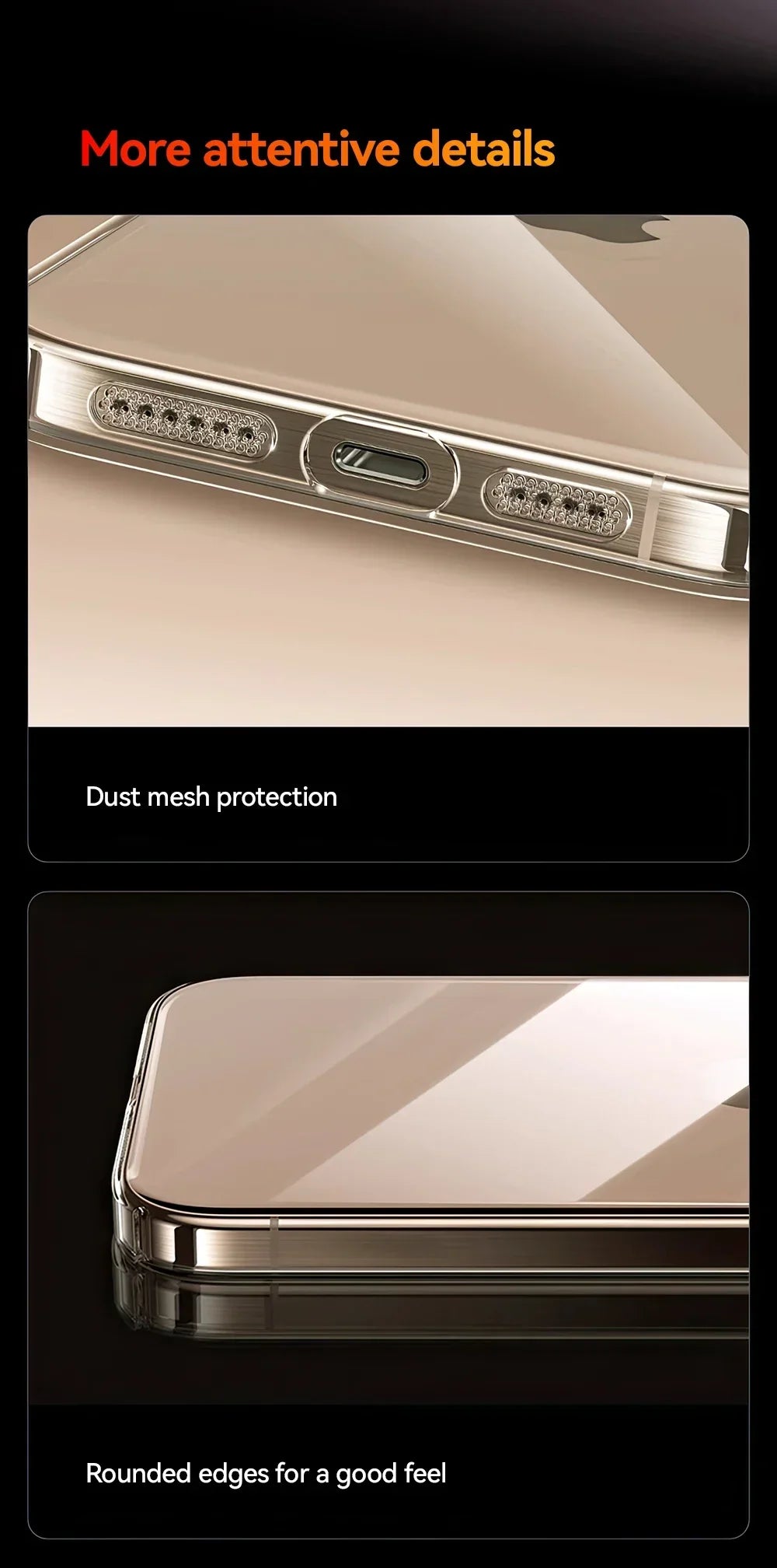 iPhone 17 16 15 Pro Max Case Lens Protection Anti-Yellow Case For iPhone 17 16 Pro Max Transparent Shockproof Cover