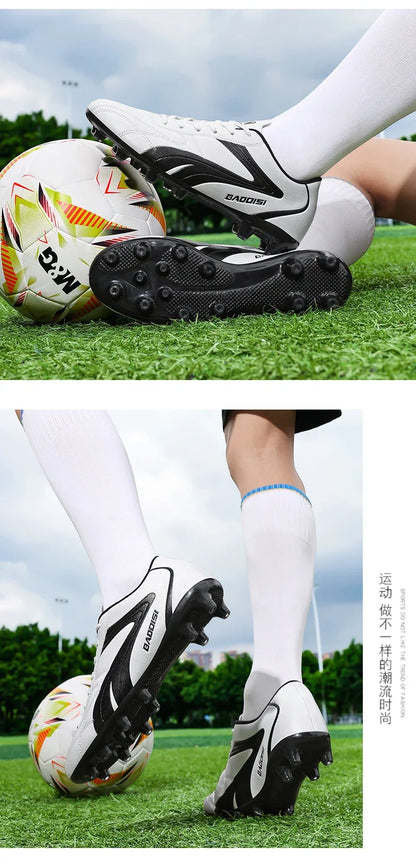 Mens Soccer Shoes Women Adults Society Football Cleats Ultralight Training Soccer Sneakers Outdoor Professional Football Boots