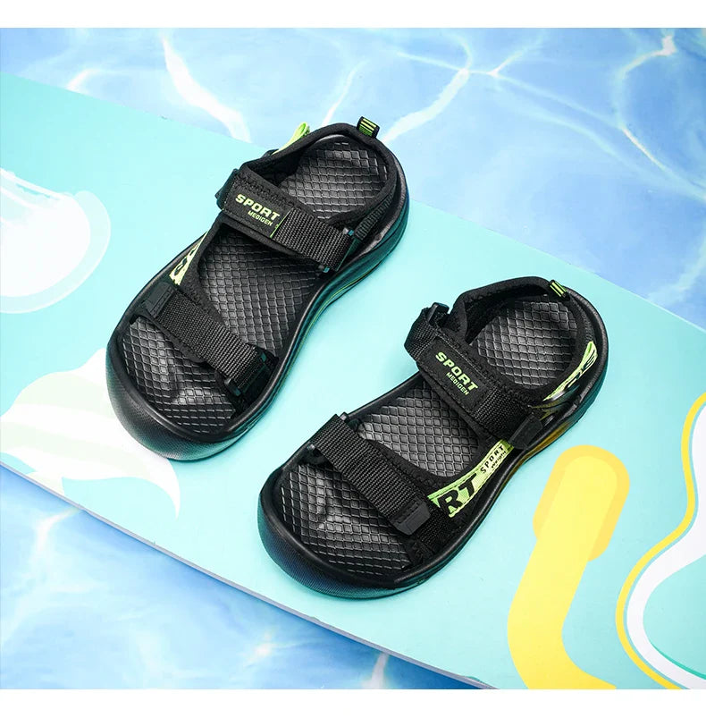 Fashion Kids Sandals Shoes Boy Water Sneaker Summer Outdoor Sports Non-slip Soft Beach Sandals for Boy Casual Shoes